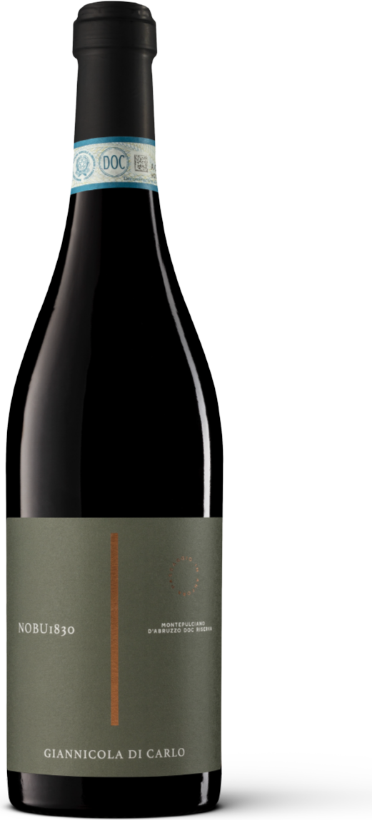 노부 1830 몬테풀치아노 다브루초 리제르바 (Nobu1830 Montepulciano d'Abruzzo Riserva) 와인병 이미지